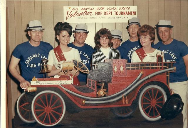 State Bowling Tournament, Photo states Dick Burman, Squint Harvey, and Ed Duso